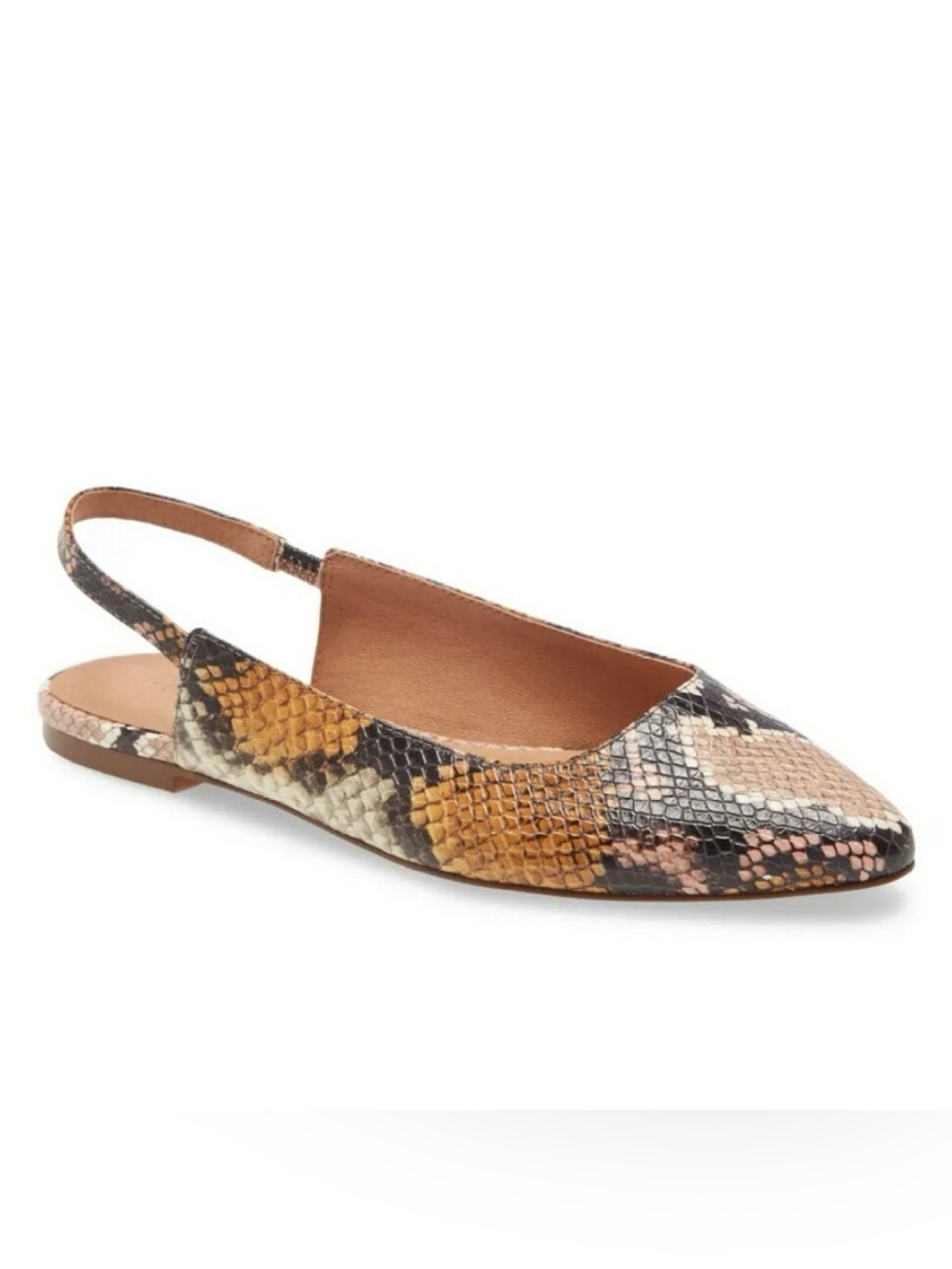 Madewell Margo Slingback Leather Flat